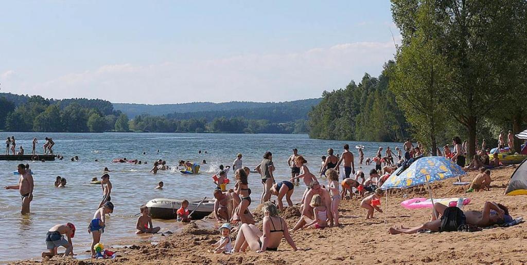 Ferienwohnung Bickel - Am Grossen Brombachsee Spalt Bagian luar foto